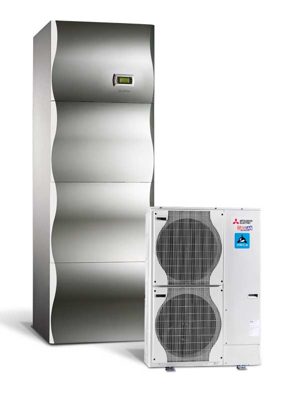 Toplotna črpalka zrak voda Daikin ali Mitsubishi Zubadan