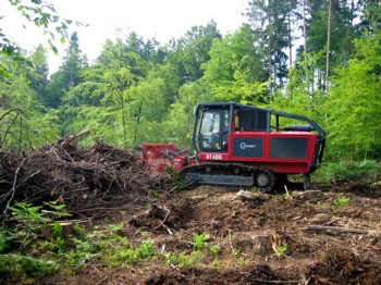 Drobilnik vej in lesa