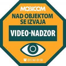 Objekt je pod video nadzorom! Poskrbite za video nadzor zaposlenih